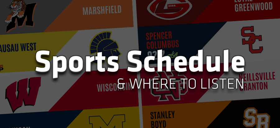 Sports Schedule & Where To Listen