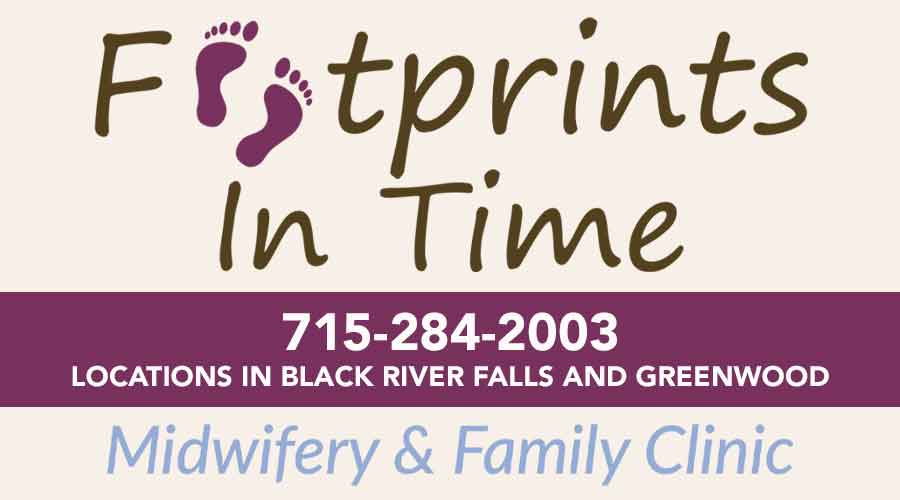 Footprints In Time - Midwifery & Family Care - 715-284-2003 - Locations in Black River Falls and Greenwood