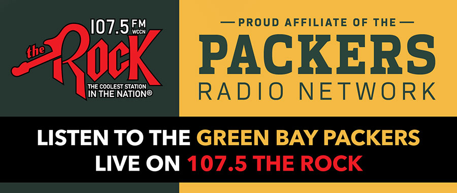 Listen to the Green Bay Packers live on 107.5 The Rock