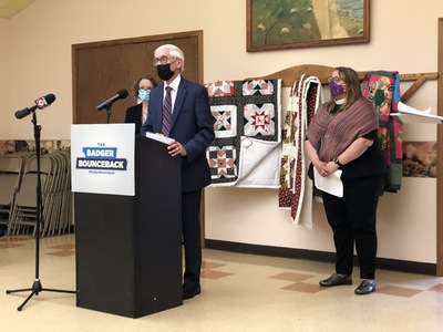 Governor_Evers_holds_a_press_conference_in_Nazareth_Lutheran_Church_in_Withee._Pastor_Elizabeth_Bier_stands_behind.__Photo_by_Travis_Rogers__Jr._.jpg
